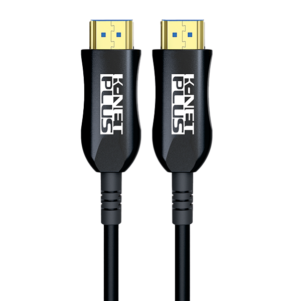 کابل HDMI 4K ورژن 2.0 فیبر نوری کی نت پلاس مدل KP-CHAOC250 طول 25 متر