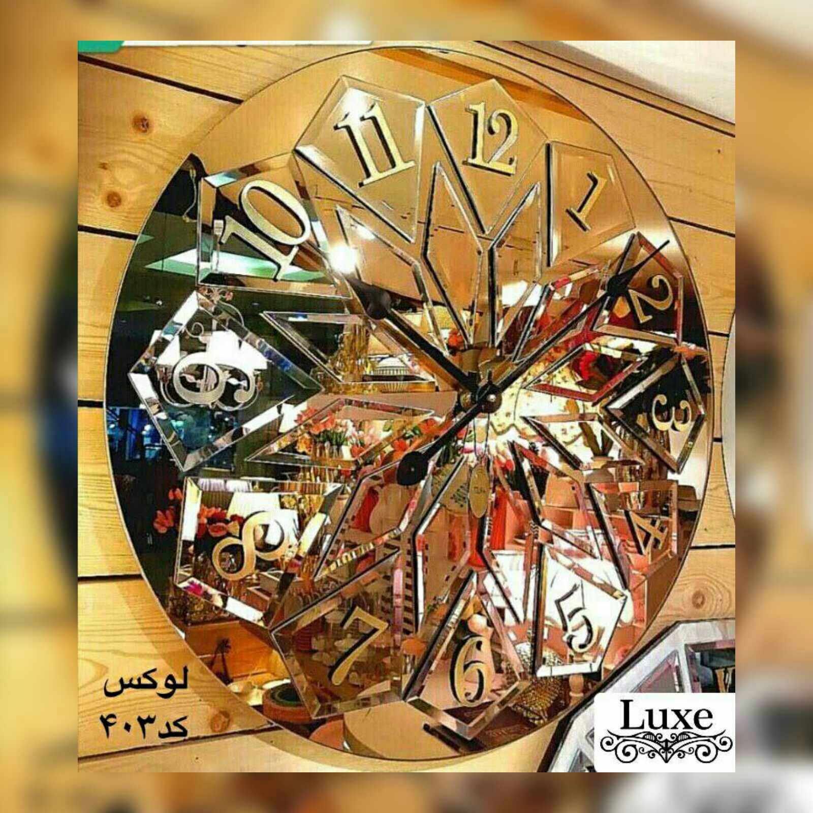 ساعت دیواری لوکس آینه 403