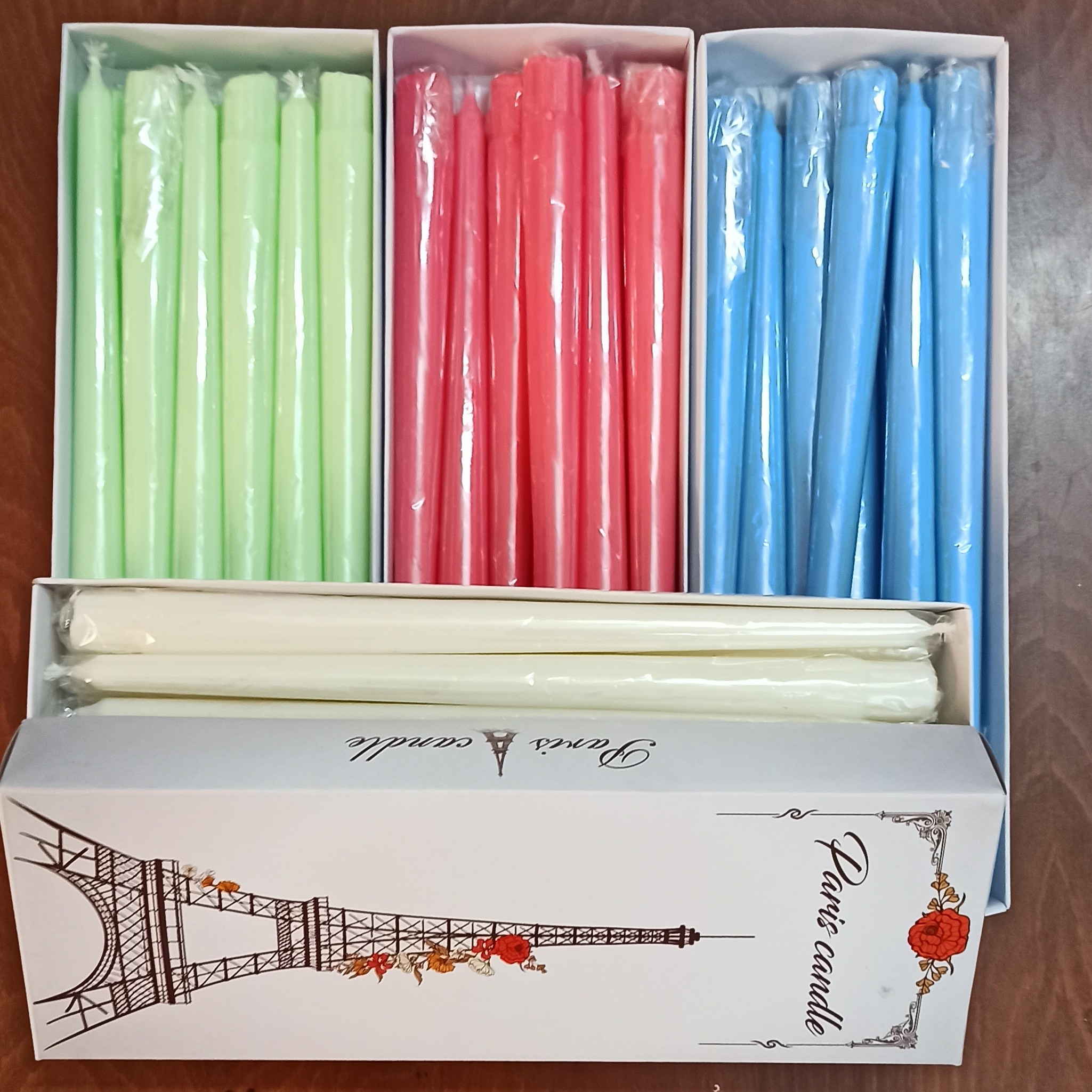 شمع قلمی 30 سانت (12عددی ) (پس کرایه)