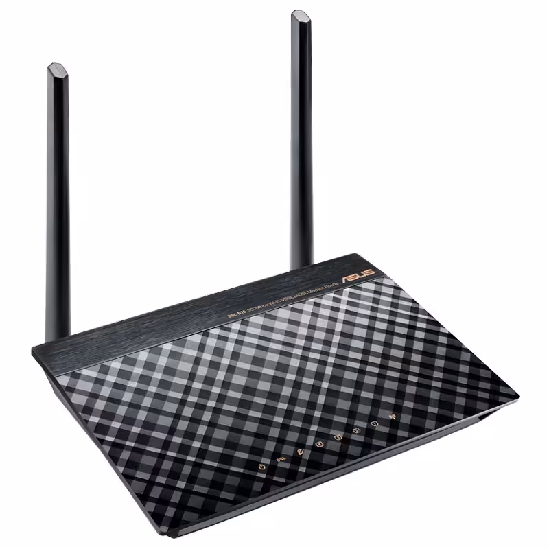 مودم روتر 2 آنتن Asus DSL-N16 VDSL ADSL 300Mbps