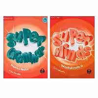 کتاب Super Minds Practice And WorkSheets 4 اثر Garan Holcombe انتشارات الوندپویان دو جلدی
