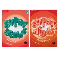 کتاب Super Minds Practice And WorkSheets 4 اثر Garan Holcombe انتشارات الوندپویان دو جلدی