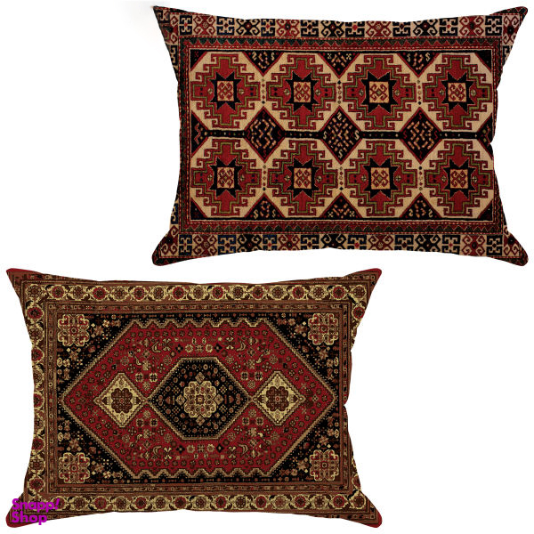 کوسن مدل R21-10456-457 مجموعه 2 عددی چند رنگ