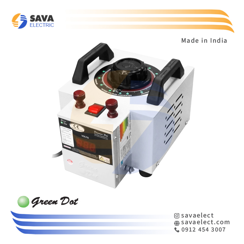 خرید واریابل تک فاز GDDM-16A-P-V 4KVA گرین دات هند | ساوا الکتریک