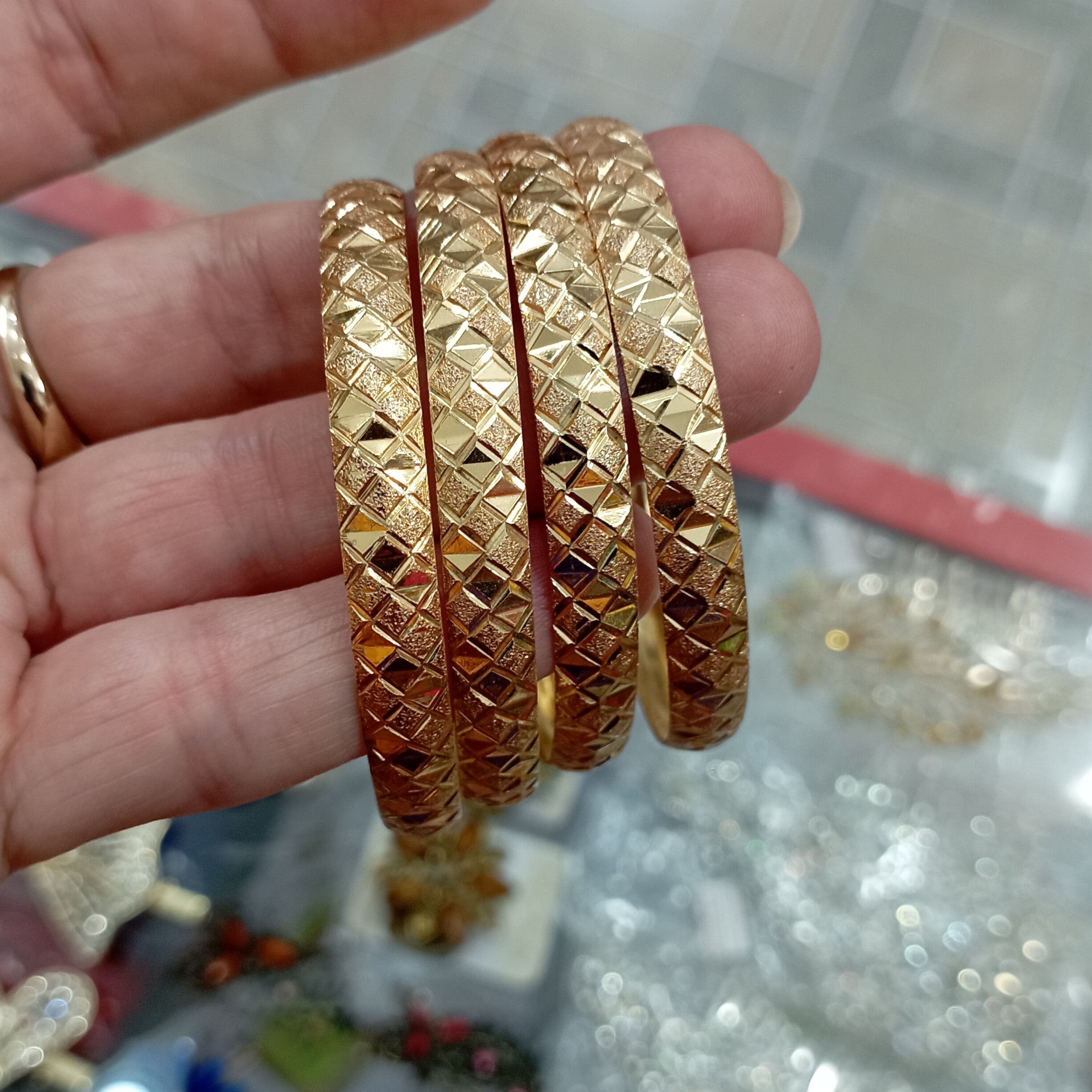 النگو استیل رنگ ثابت 