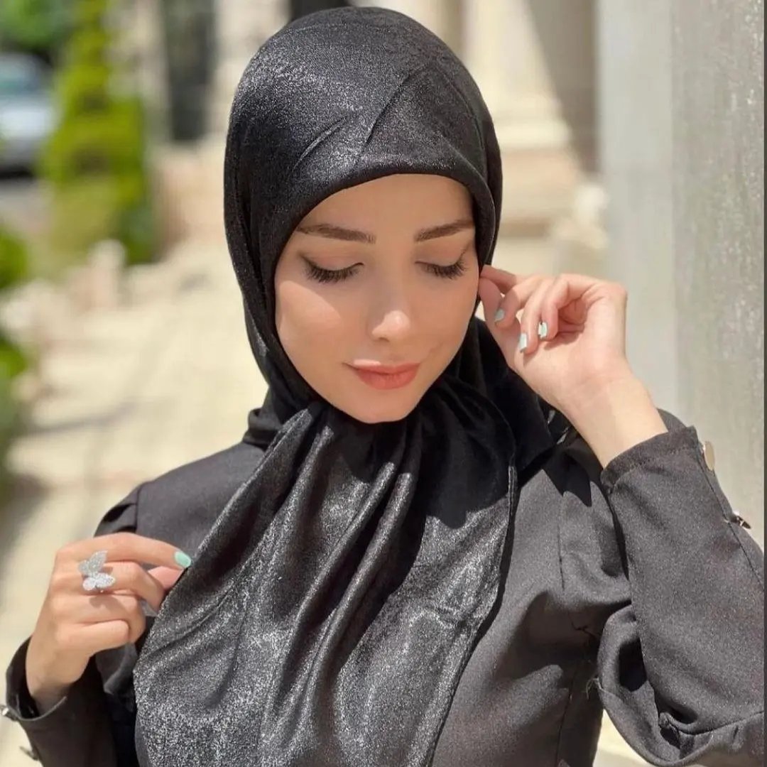 روسری مشکی طرح پتینه اورجینال ترک