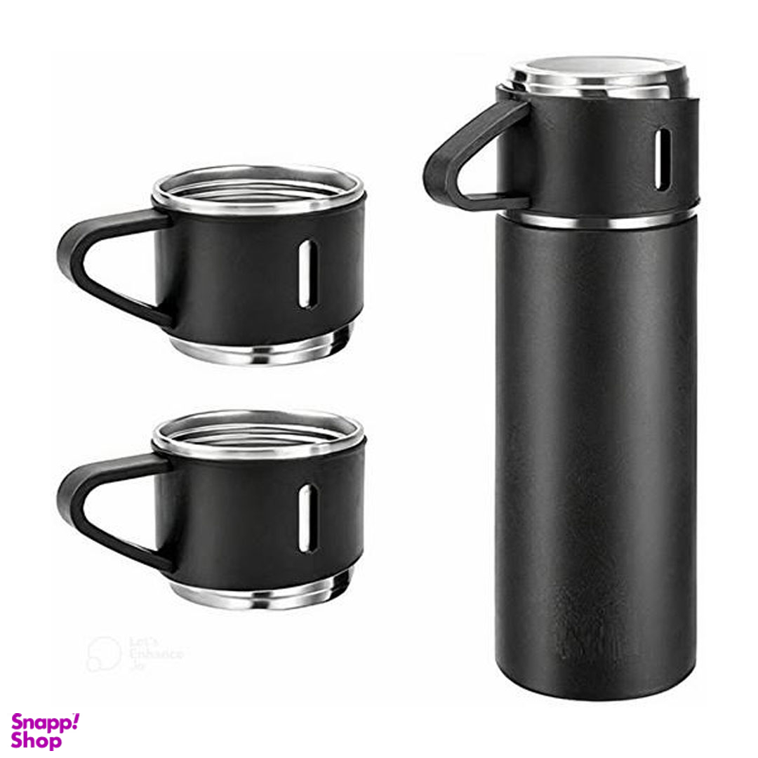 فلاسک سه لیوانه مدل Vacuum Flask Set ظرفیت 500 میلی لیتر