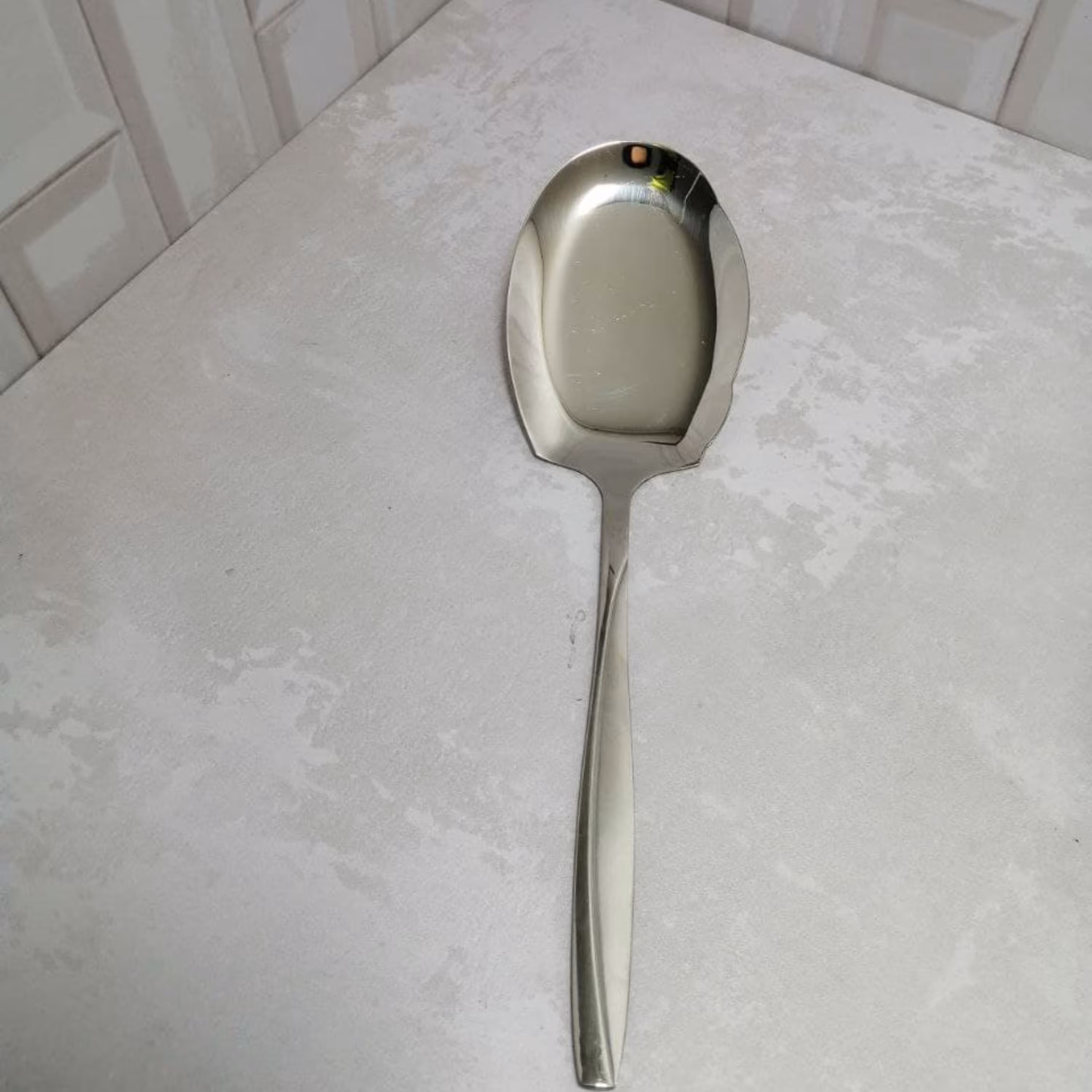 کفگیر استیل معمولی بلند تهیه شده از بهترین مواداولیه