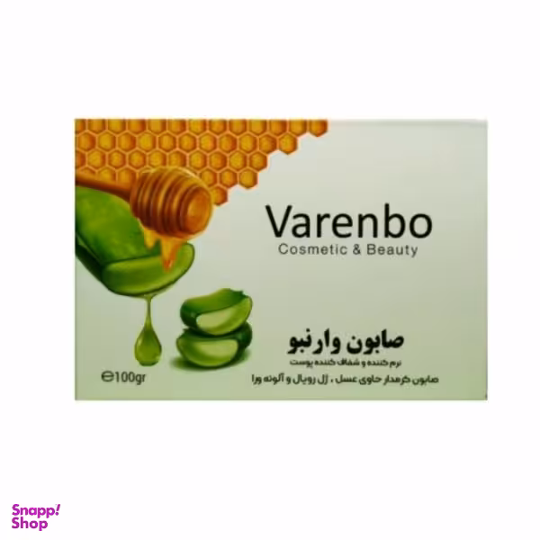 صابون شستشو وارنبو (Varenbo) مدل کِرِمدار وزن 100 گرم