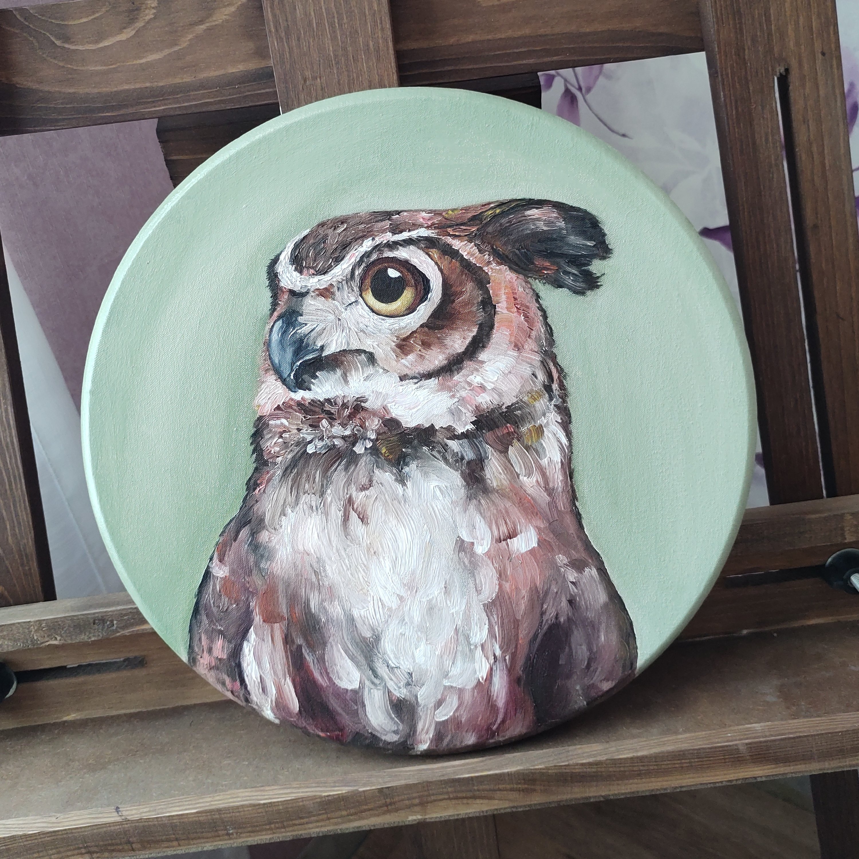 تابلو دکوراتیو جغد.01