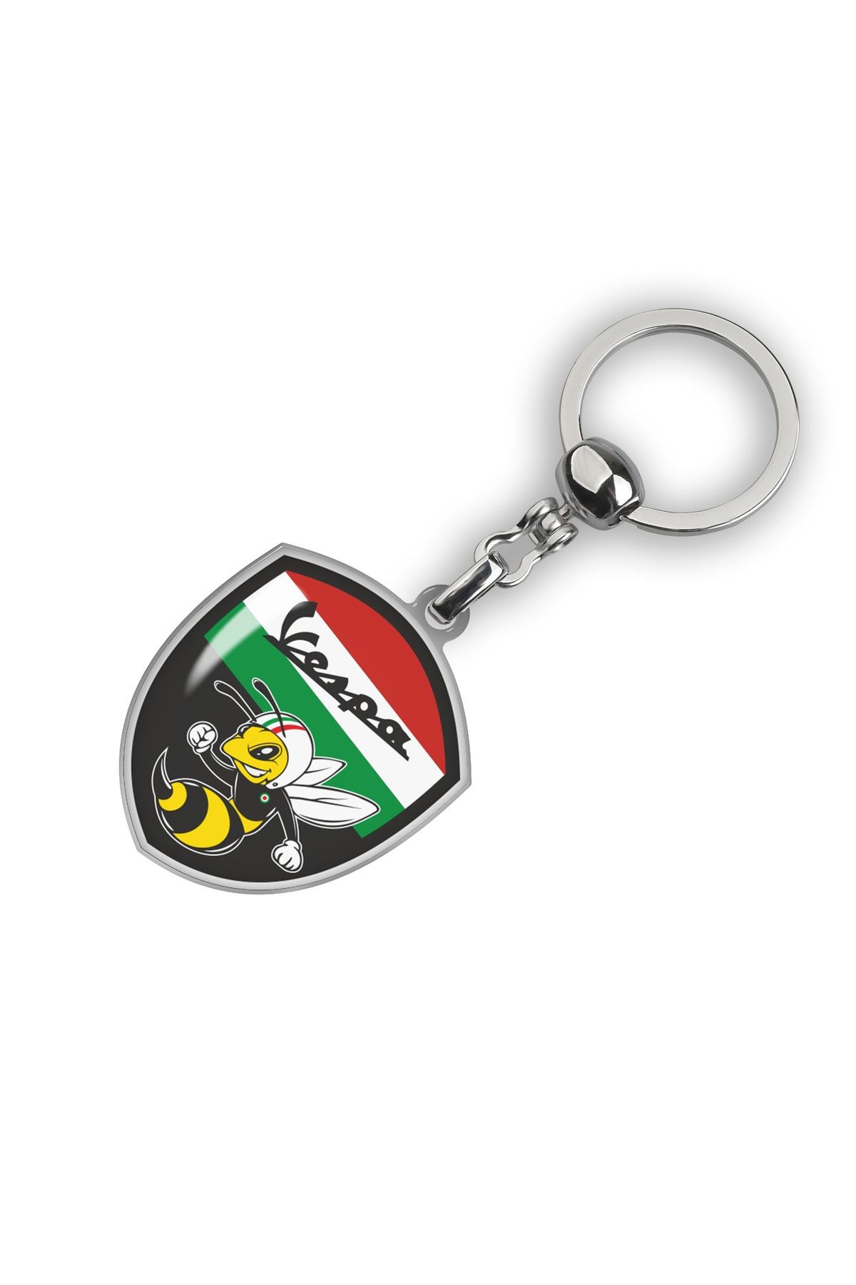 جاسوئیچی موتورسیکلت مشکی LOGO VESPA BEE ایتالیا KEYCHAIN Modül
