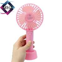 پنکه دستی 3 دور شارژی (صورتی)