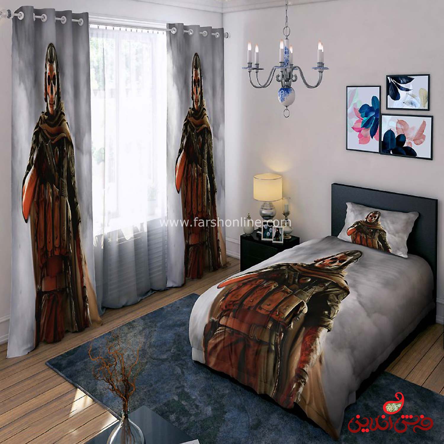 روتختی طرح اسکلت سرباز کد 15559