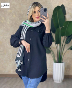 مانتو اسپرت زنانه الیاف کاغذی مدل لادن