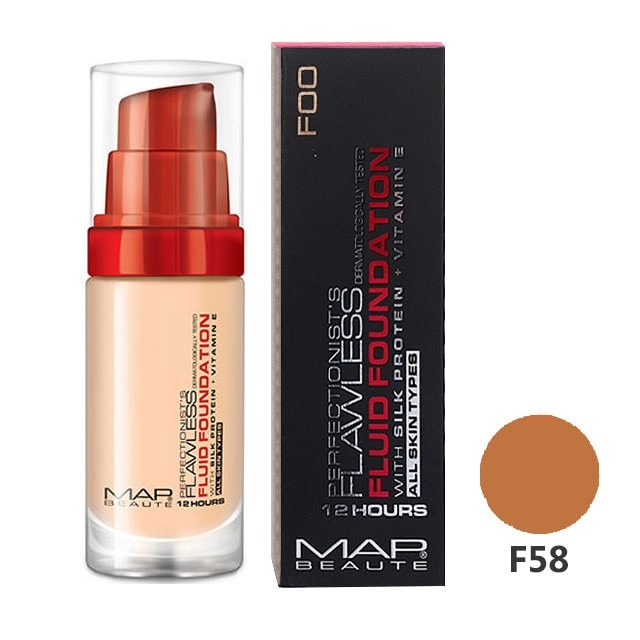  کرم پودر پمپی فلوئید مپ بوته F58 