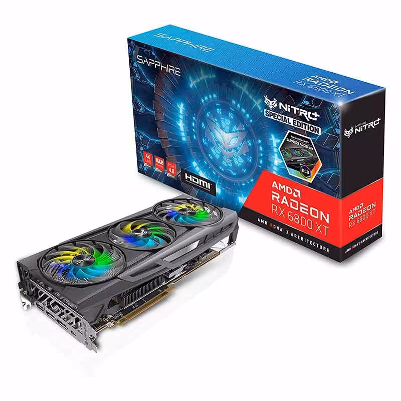 کارت گرافیک سافایر Nitro  AMD Radeon RX 6800 XT 16GB