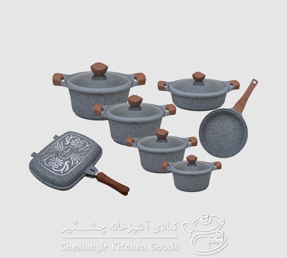 سرویس قابلمه سرامیکی 12 پارچه یونیک UN-8845