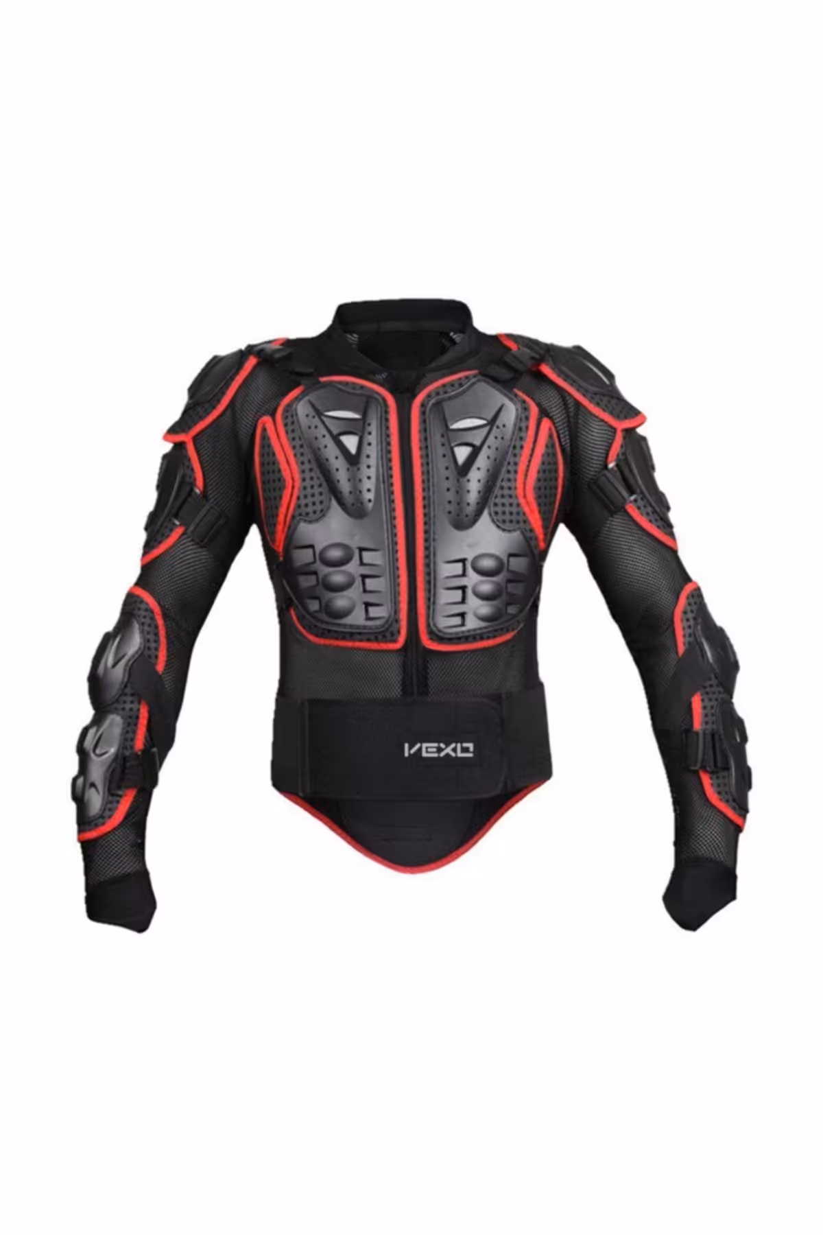 محافظ بالاتنه موتورسیکلت قرمز موتور Vexo Full Protection Red مشکی Xl وکسو Prohel Genel Markalar