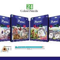 مداد رنگی 24 رنگ مقوایی Padilot