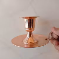 جا شمعی و شیرینی خوری مسی نانو شده