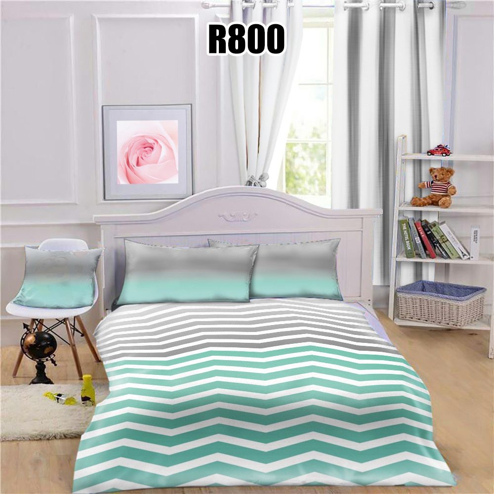 روتختی تکنفره اسپرت طرح سبز طوسی برواگالری با جنس نخ پنبه و کیفیت و دوخت درجه یک