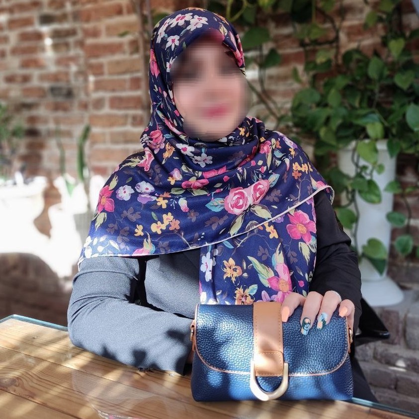 روسری نخی پاییزه دستدوز 