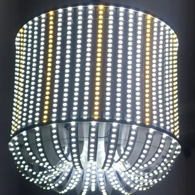 لامپ دست ساز استوانه گلدار 200وات با بالاترین کیفیت ال ای دی موجود در بازار