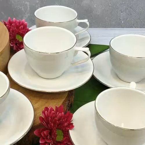 قهوه خوری شش تایی لبطلا برند مقصود