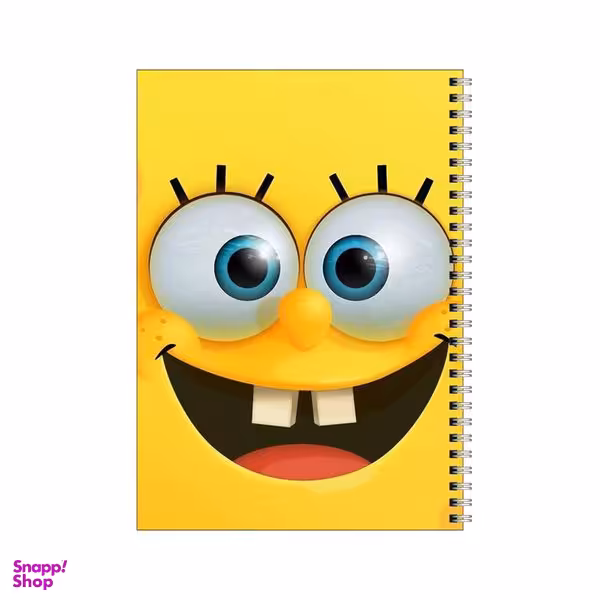 دفتر مشق 50 برگ بامبیلیپ طرح باب اسفنجی خوشحال کد 5366916