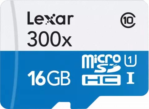 مموری کارت 16گیگابایت Lexar مدل High-Performance 300x