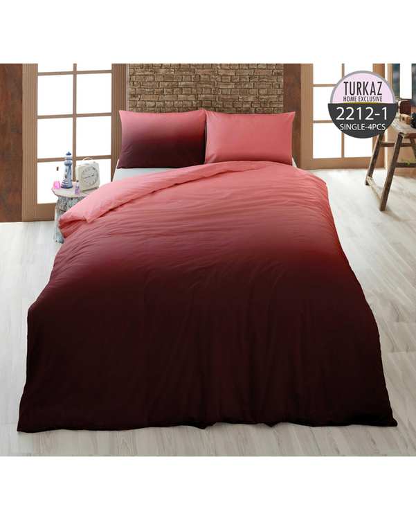 سرویس لحاف روتختی تک نفره 5 تکه میکرو تنسل گیاهی TURKAZ مدل 1-2212