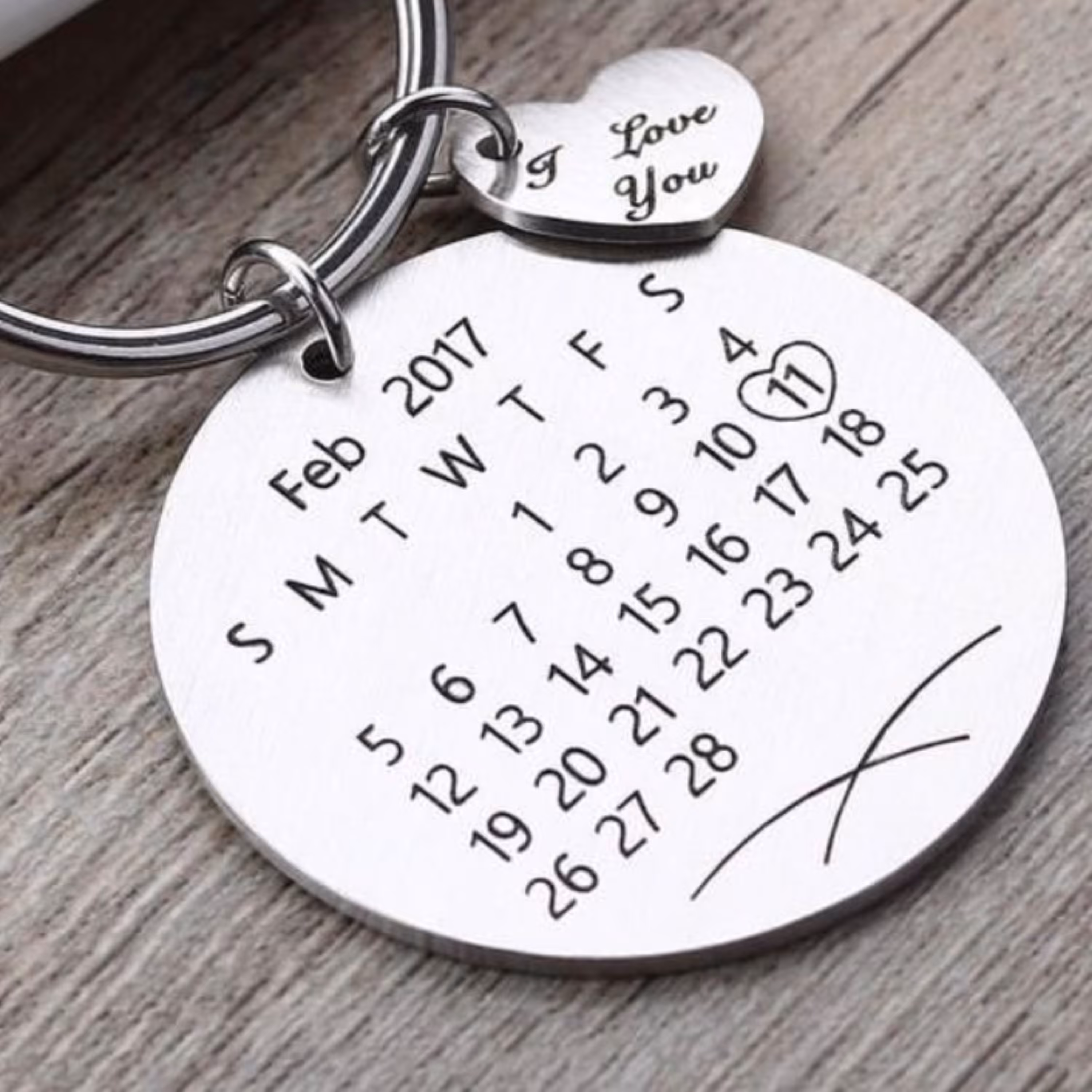 سرکلیدی تقویمی جنس استیل 