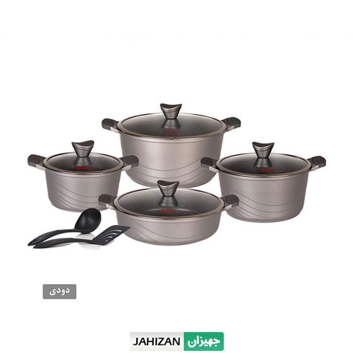 سرویس قابلمه 10پارچه کاندید مدل اوشن