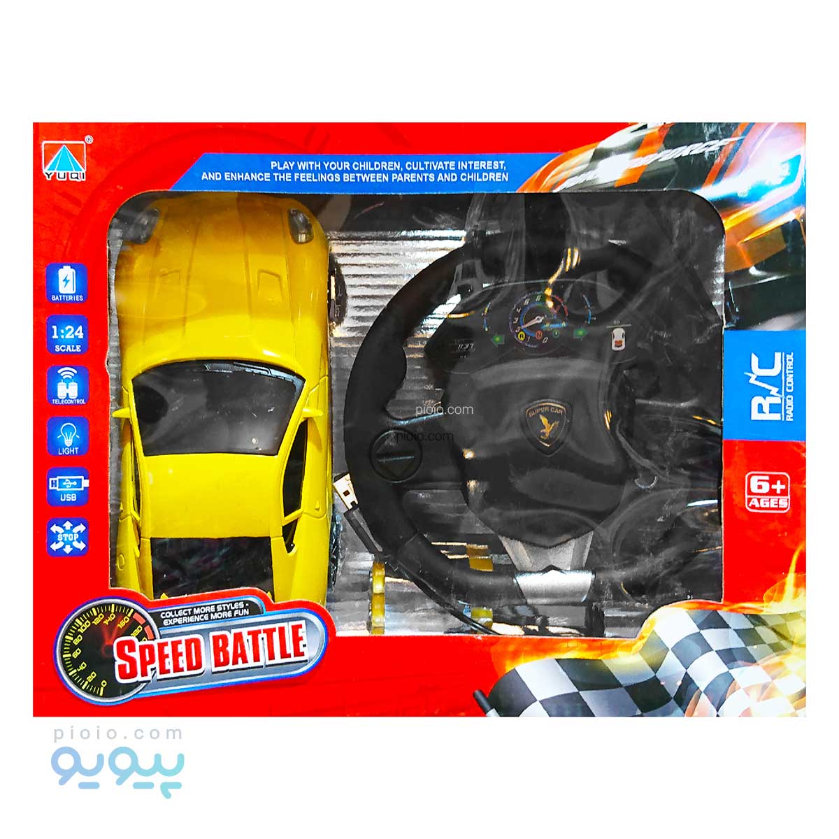 ماشین کنترلی SPEED BATTLE آیتم CQ-008S-1 تک و عمده
