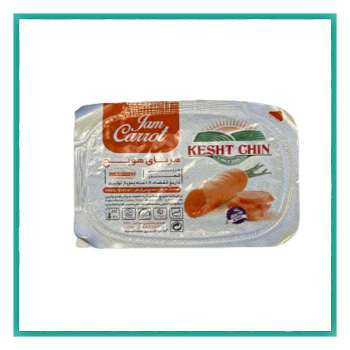 مربا هویج تک نفره 20 گرمی کشت چین بسته 72 عددی 