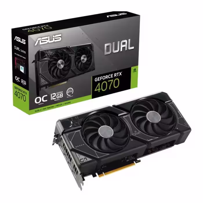 کارت گرافیک ایسوس ASUS Graphics Card RTX 4070 DUAL OC 12GB