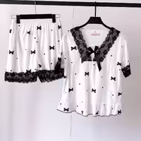 ست بلوز شلوارک راحتی زنانه فری سایز کد 6 (belorin )