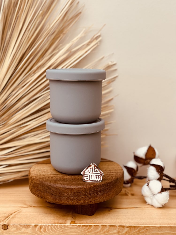 ظرف سیلیکونی درب دار کد001293