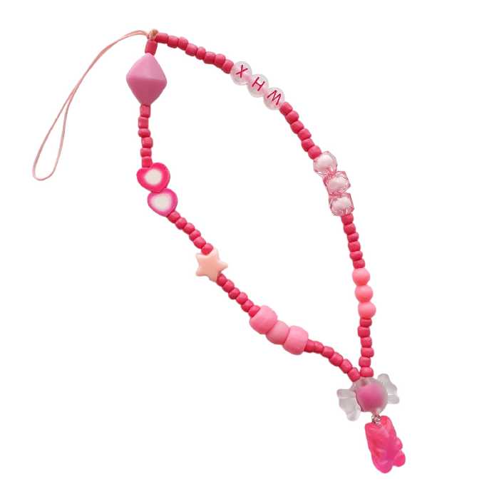 بند آویز موبایل - مدل پاستیل خرسی