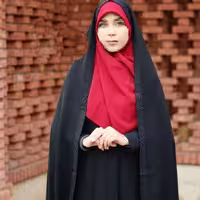 چادر حسنا کارشده کرپ خاویار