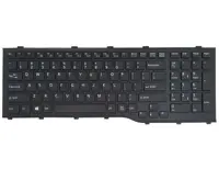 کیبورد لپ تاپ فوجیتسو مدل Lifebook AH532 مشکی اینترکوچک با فریم