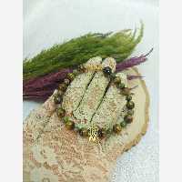 دستبند سنگ چشم ببر و اوناکیت 