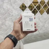 شارژر اصلی سامسونگ با گارانتی 25W در دو رنگ سفید و مشکی 