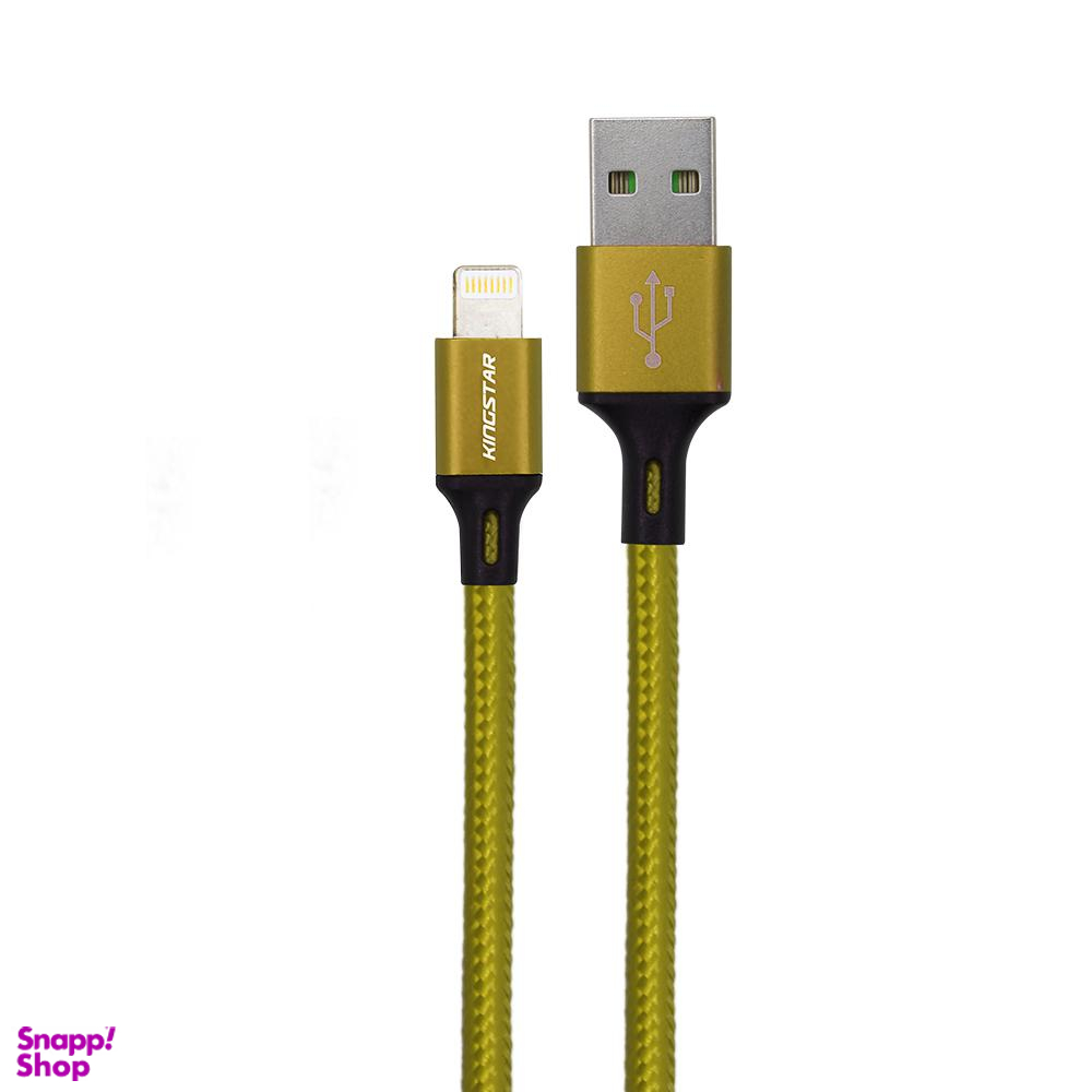 کابل تبدیل USB به Lightning کینگ استار (King Star) مدل K16I به طول 1m