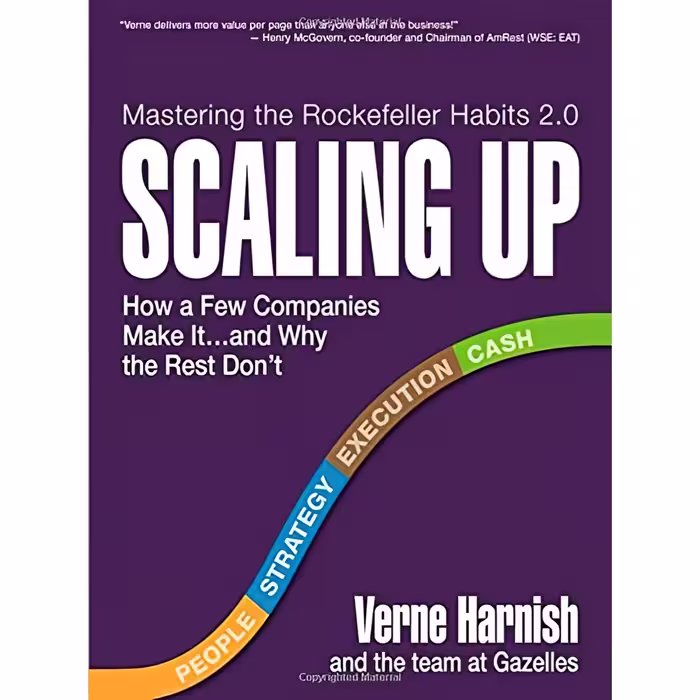کتاب زبان اصلی Scaling Up اثر Verne Harnish انتشارات Gazelles Inc