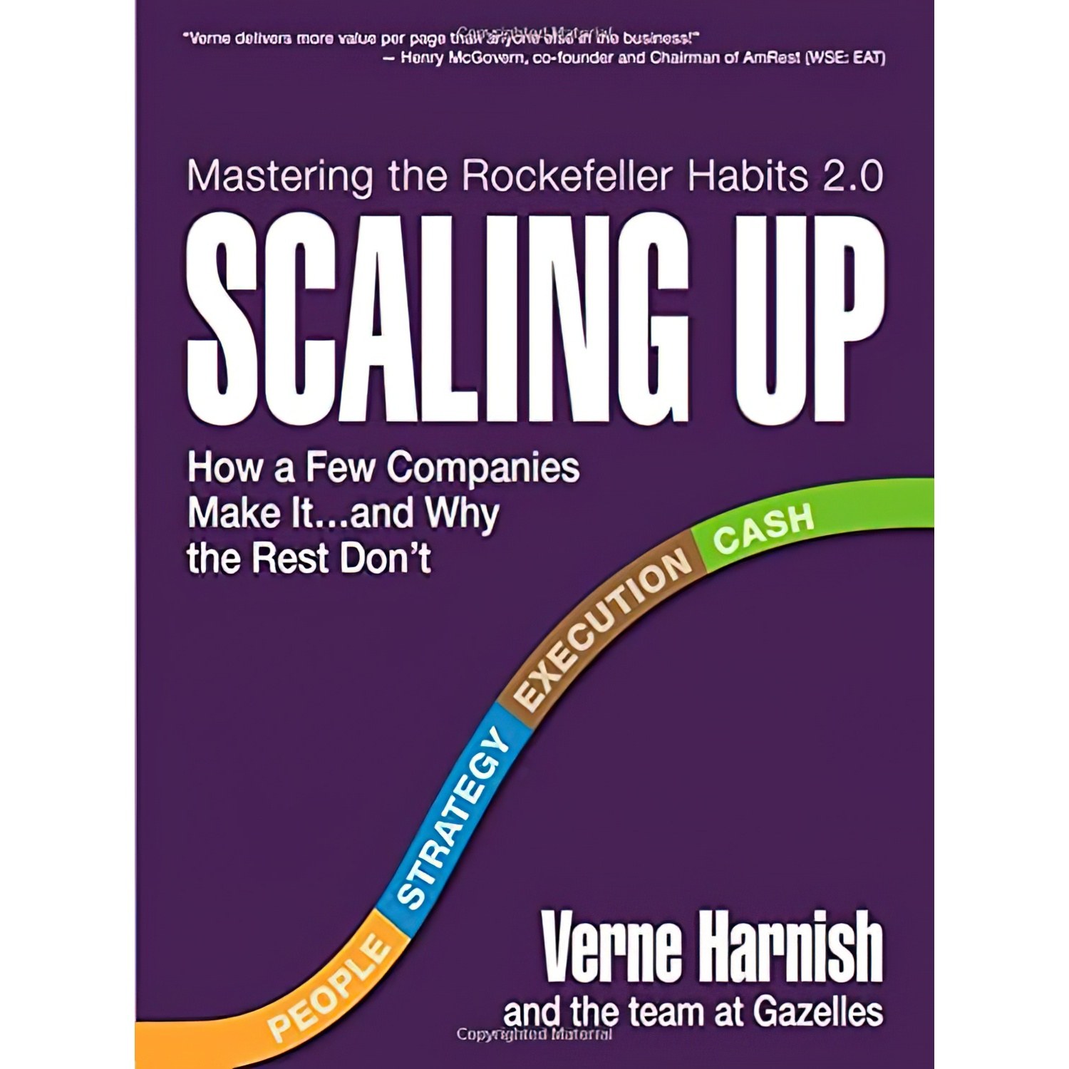 کتاب زبان اصلی Scaling Up اثر Verne Harnish انتشارات Gazelles Inc