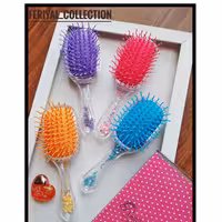 برس آکواریومی بچه گانه،با دونه های پلاستیکی سر رو نمیخراشه،در4رنگ شاد