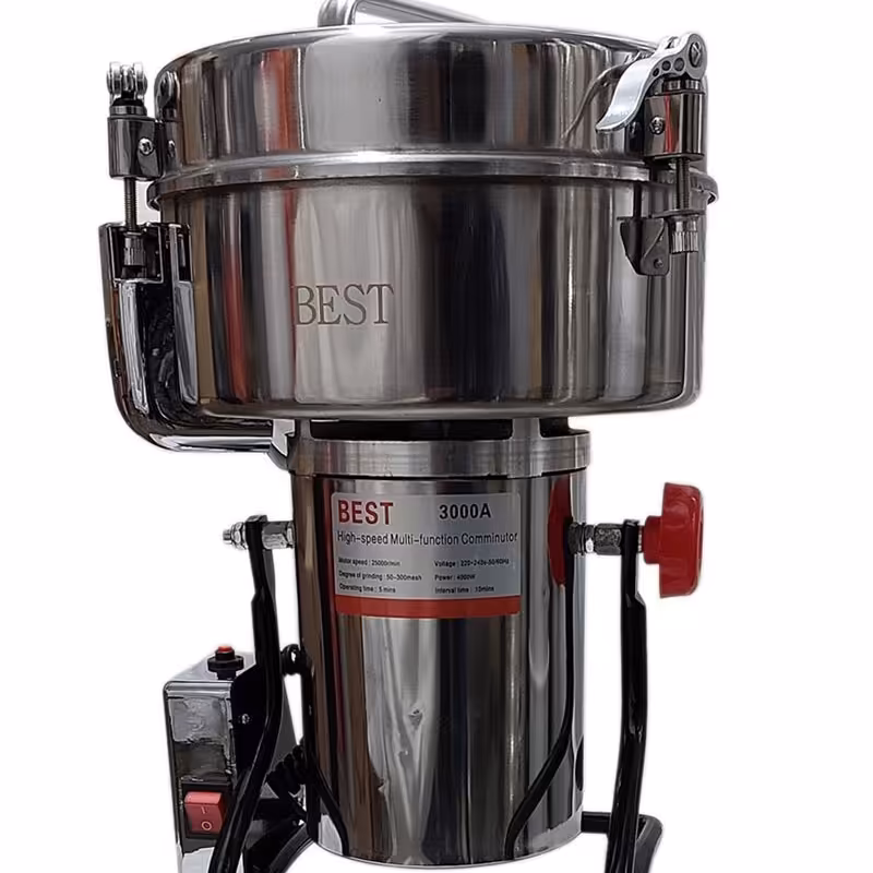 آسیاب صنعتی عطاری رومیزی ادویه 3000 سه کیلویی