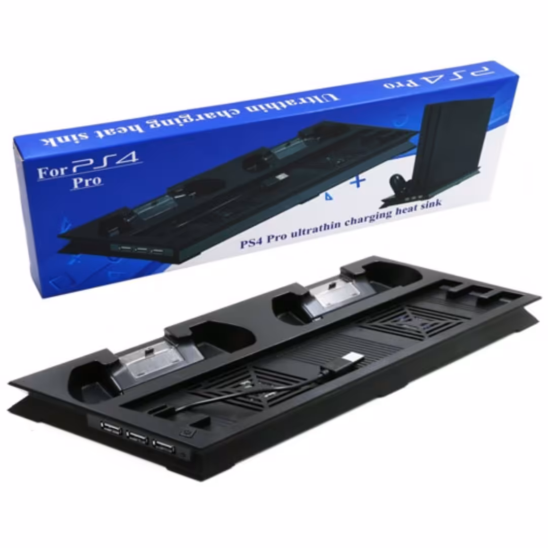 استند کنسول PS PRO به همراه فن خنک کننده و استند  کنترلر