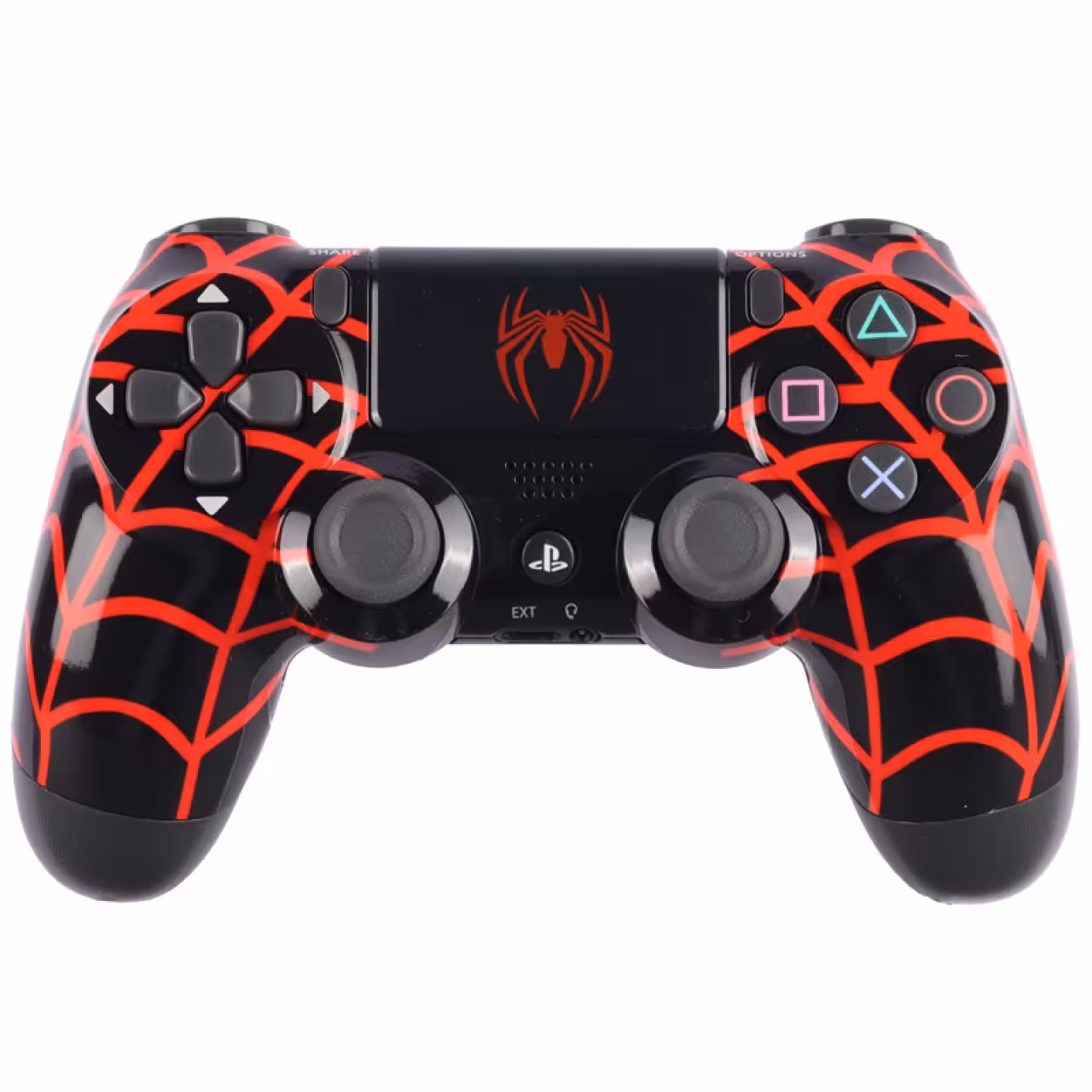 دسته بازی بی سیم سونی Dualshock 4 High Copy درجه یک طرح Spider Man مناسب برای PS4
